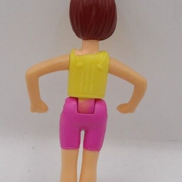 McDonald Polly Pocket Doll ©2003 4" Tall Red hair Brown eyes - Picture 4 of 4